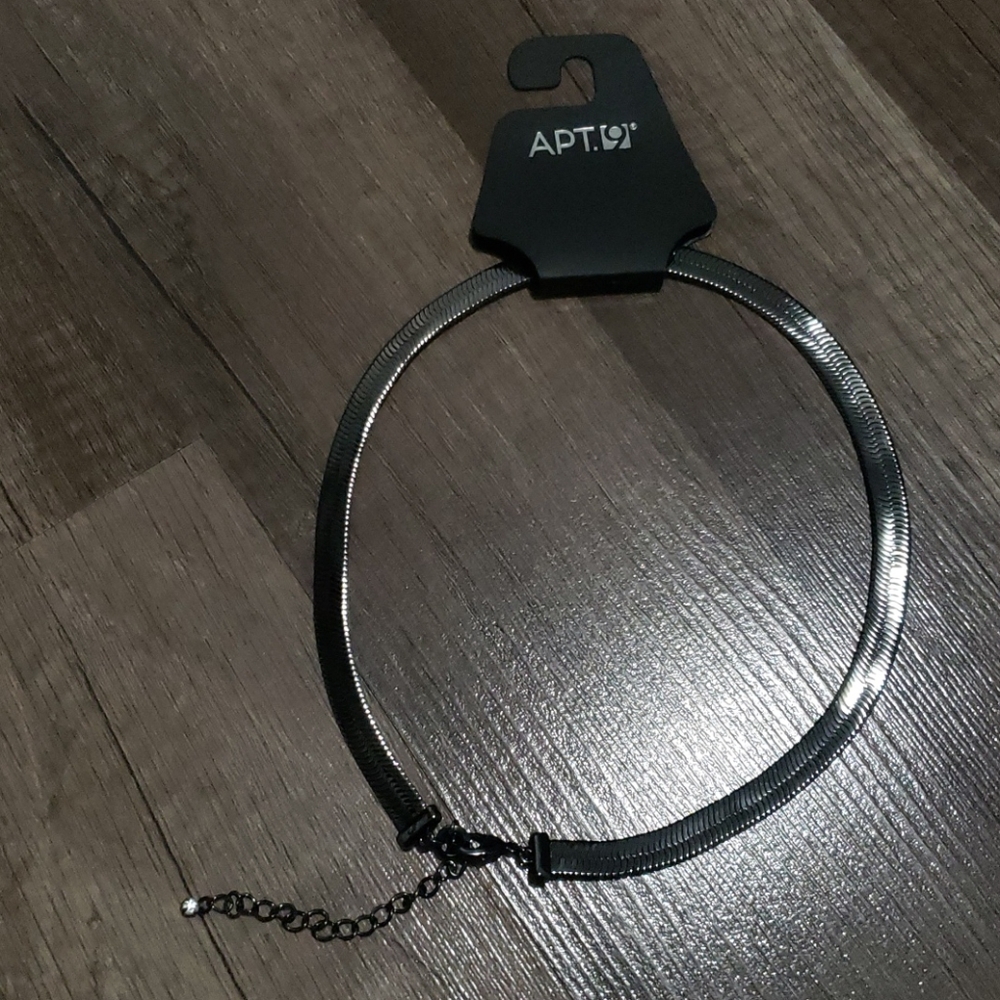 🍇2/$25 Apt9 Necklace silver/black ⚫
